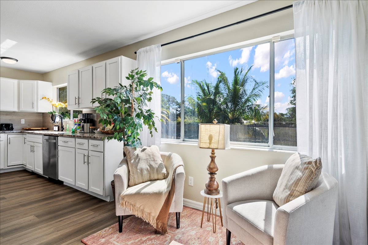 Sunroom seating area